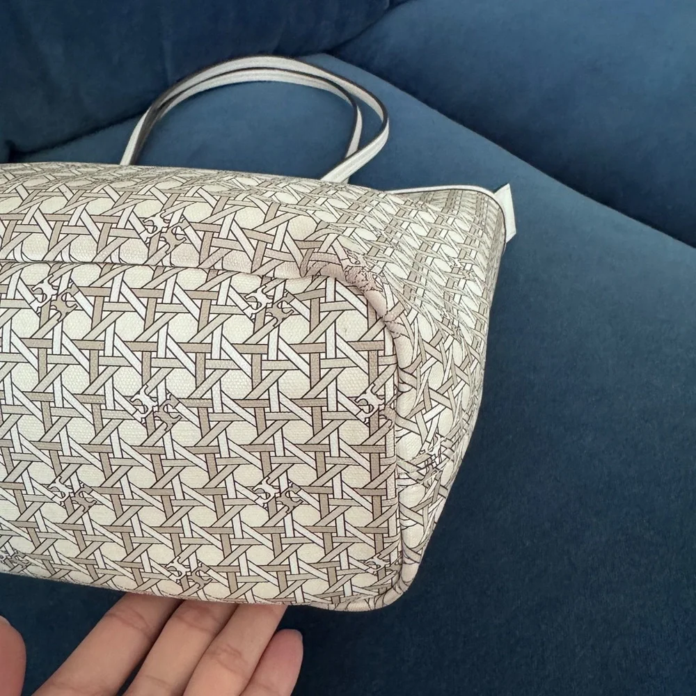 Tory Burch‎ small Ever-Ready tote bag ivory white